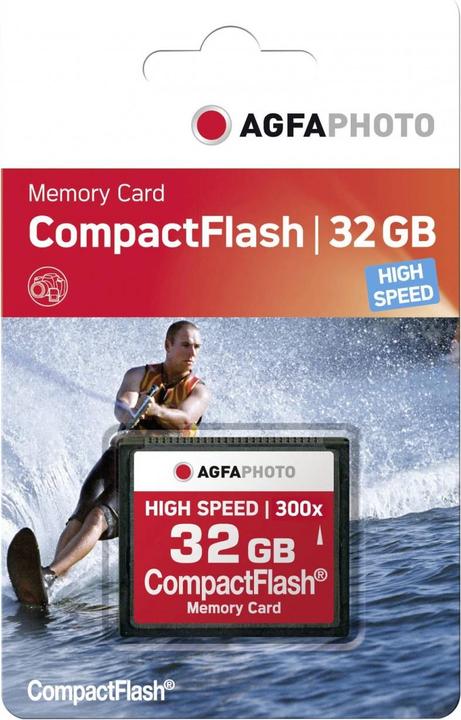 Produktbild AGFAPHOTO Compact Flash 32GB High Speed 300x MLC (32 GB, CF)