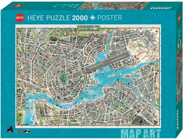 Actual product image Heye City of Pop (2000 pieces)