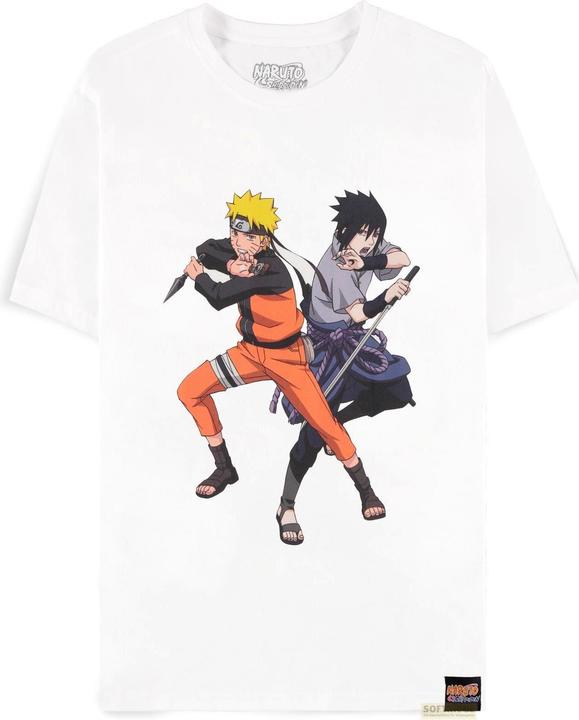Difuzed NARUTO SHIPPUDEN - Sasuke & Naruto - T-Shirt Homme (2XL) (XXL)