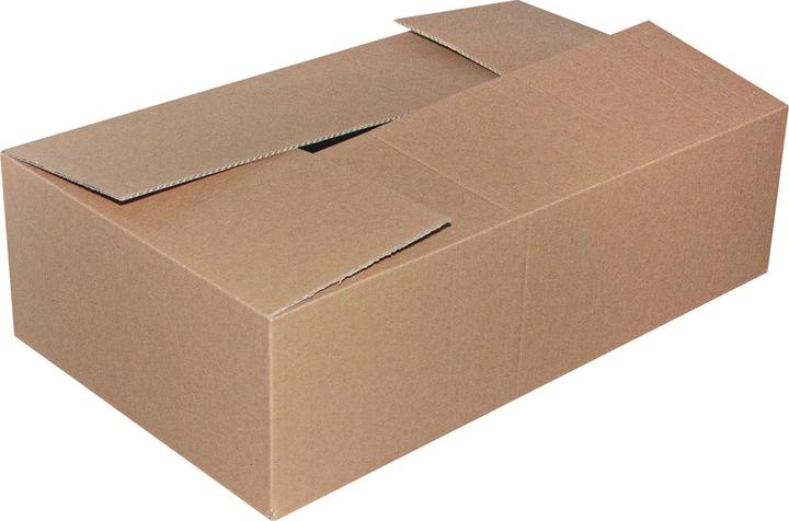 Produktbild Office Products Verpackungskarton, geschlossen, 627x367x66mm, typ inp a, grau
