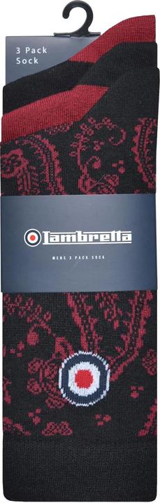 Immagine prodotto Lambretta Calzini Paisley Uomo Misura Confezione 3 (confezione da 3, 39.5 - 45.5)