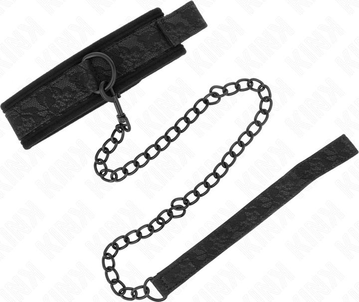 Actual product image Pipedream KINK - BASIC MODEL COLLAR WITH LEASH 77 CM MODEL 5 ADJUSTABLE 34-54 CM X 5 CM