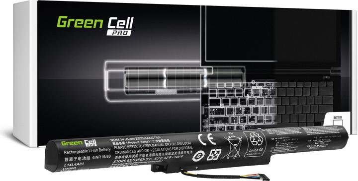 GreenCell PRO Laptop Battery L14L4A01 for Lenovo Z51 Z51-70 - 14.4V - 2600mAh (4 Cells, 2600 mAh)