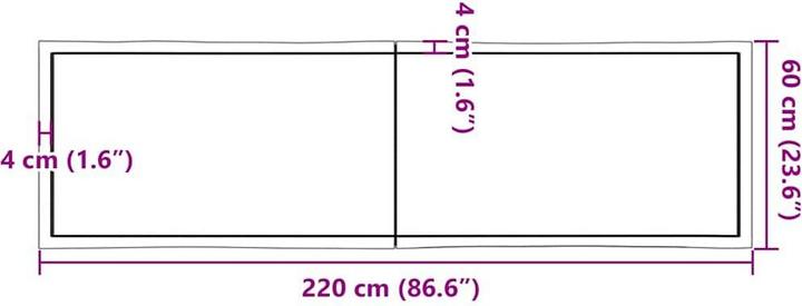 Immagine prodotto VidaXL Aneta (220 x 60 x 6 cm)