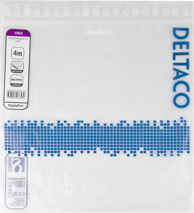 Immagine prodotto Deltaco DP-1040D-FLEX (4 m, DisplayPort)