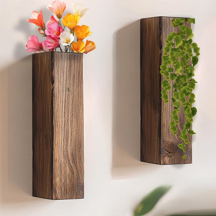 Actual product image Hanah Home Nest Decorative Wooden Wall Shelf