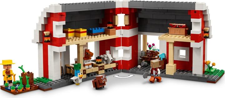 Actual product image LEGO The red barn (21187, LEGO Minecraft)