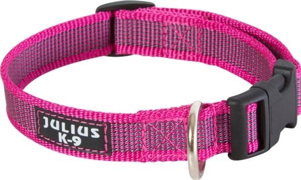 Julius-K9 Collier de chien caoutchouté rose L (L, Chien)