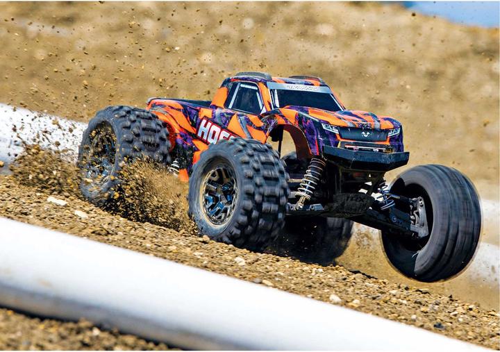 Actual product image Traxxas Hoss Electric Brushless Monster Truck 4WD 1:10 RTR orange (RTR Ready-to-Run)