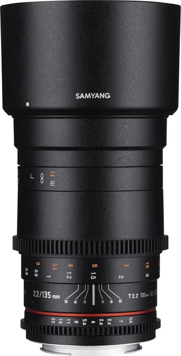 Image du produit Samyang 135mm T2.2 VDSLR Nikon (Nikon F, Plein format)