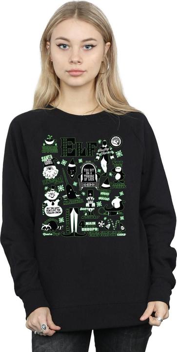 Produktbild Elf Infographic Poster Sweatshirt (XL)