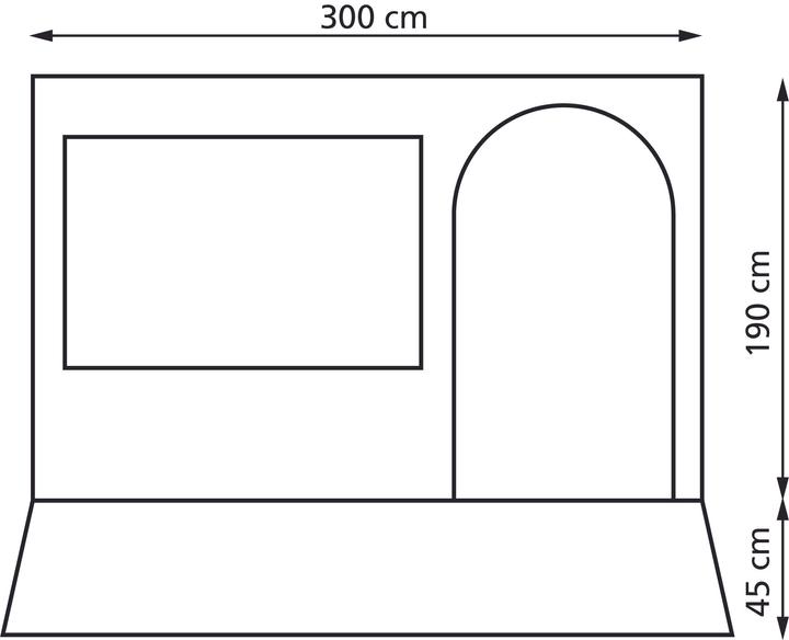Image du produit Eurotrail Narvik 300 - Tente de store pour Fiamma/Omnistore (8.40 kg)