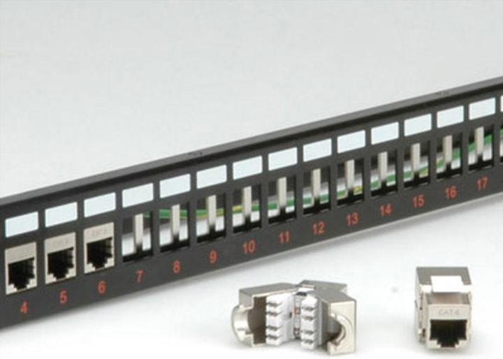 Actual product image Roline 19" patch panel
