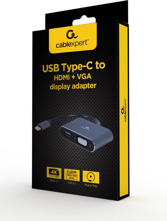 Image du produit Gembird USB-C zu (HDMI, VGA, 1.50 cm)