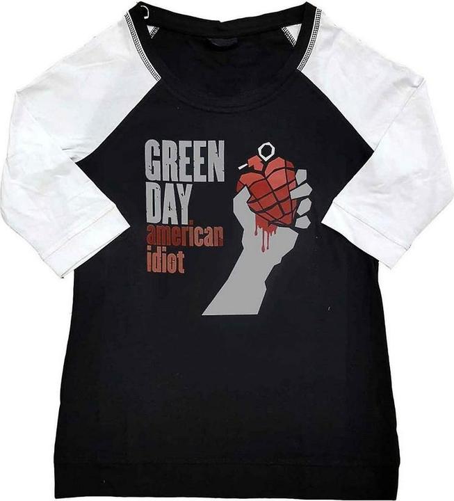 Green Day American Idiot TShirt Raglanärmel