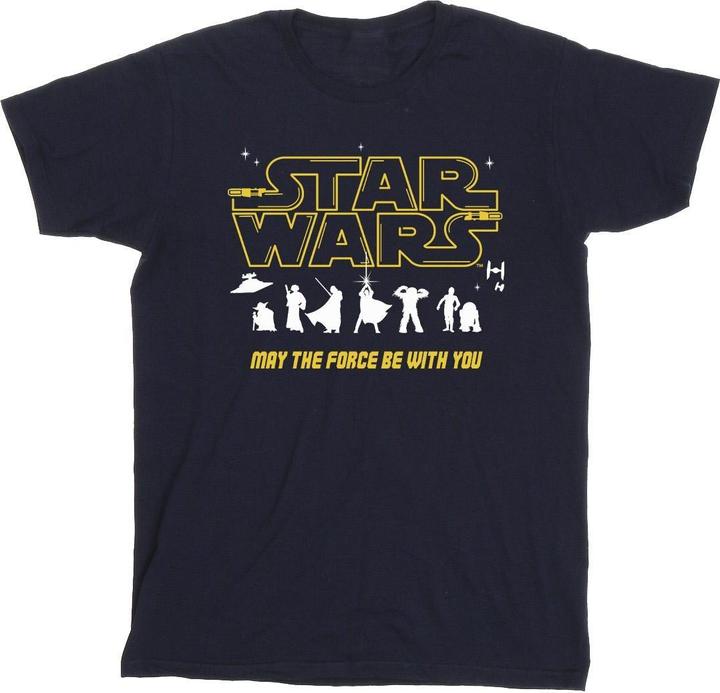 Actual product image Star Wars Mens Silhouettes Force T-Shirt (L)