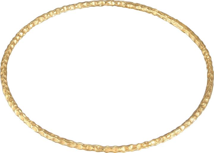 Elli Armband Armreif Hammerschlag 925 Silber (21 cm, 925 Sterling Silber)