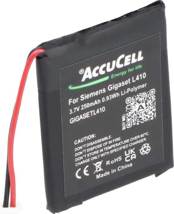 Actual product image Siemens Gigaset L410 battery S30852-D2240-X1, V30145-K1310-X448