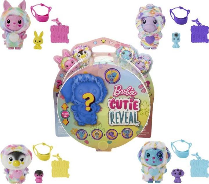 Barbie Cutie Reveal Pets Color Dream Series Asst.