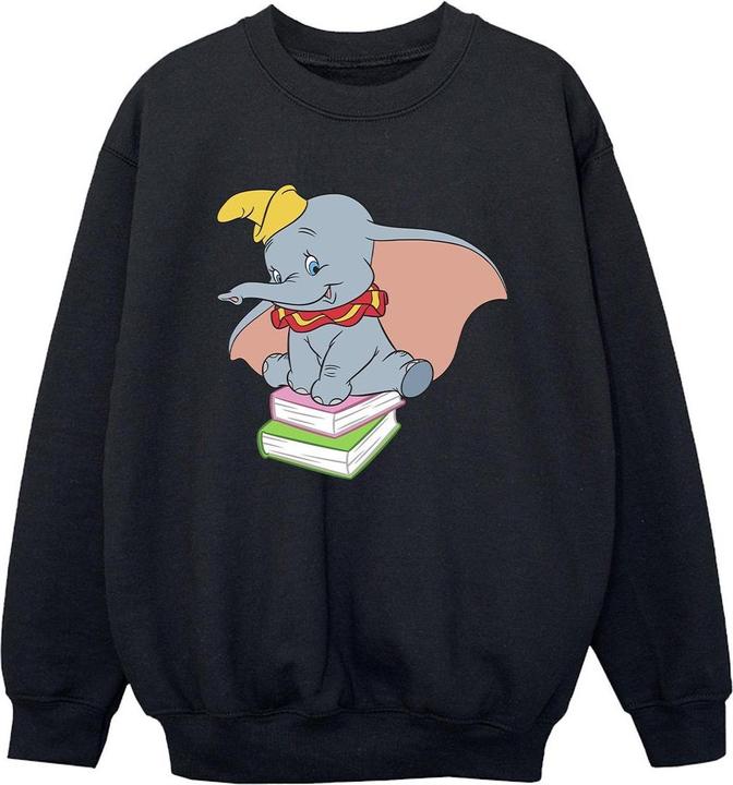 Actual product image Disney Boys Dumbo Sitting On Books Sweatshirt (116)