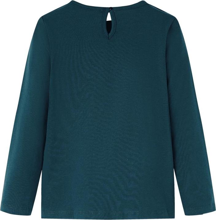 Immagine prodotto VidaXL Camicia da bambino a maniche lunghe verde scuro 140,Materiale: 95 (140)