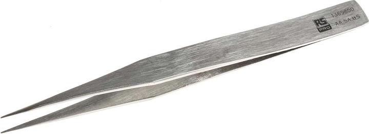 Produktbild Rs Pro Edelstahl Pinzette Säurebeständig, Spitze Gerade, Fein, 130 mm mm
