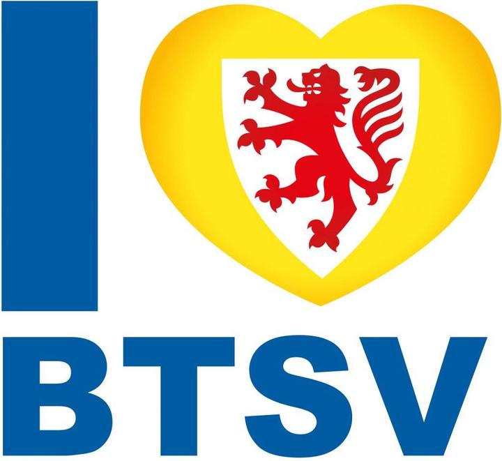 Produktbild Eintracht Braunschweig I love BTSV (40 x 36 cm, 120 x 109 cm, 30 x 27 cm, 100 x 91 cm)