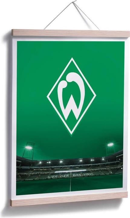 Actual product image SV Werder Bremen Werder Bremen logo with stand (60 x 80 cm)