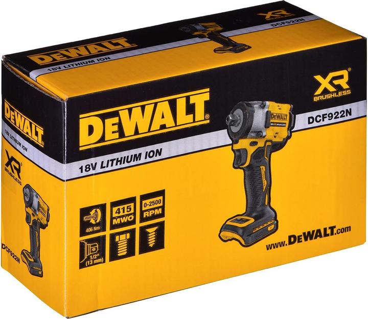 Actual product image DeWalt DCF922N (Rechargeable battery operated)