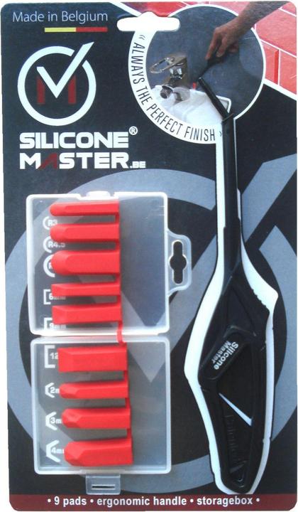 Silicone Master SM-SILICONE Set di raschietti da 9 pezzi per sigillante siliconico