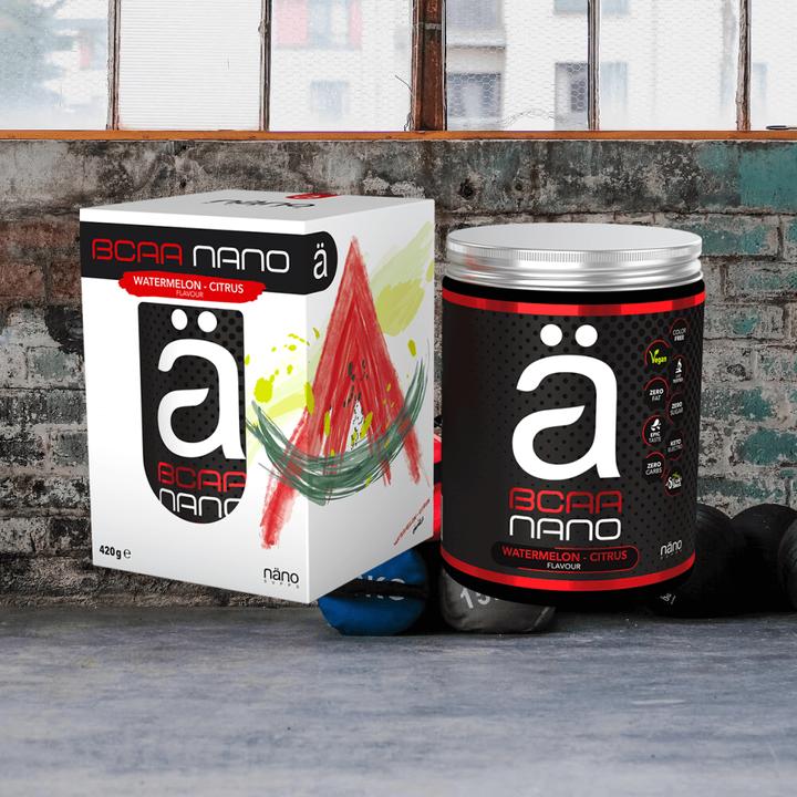 Actual product image Nanosupps BCAA nano (Watermelon, 1 pcs., 420 g)