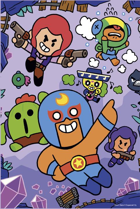 Actual product image Panini Brawl Stars Super-strong sticker and colouring fun (German, Panini, 2023)