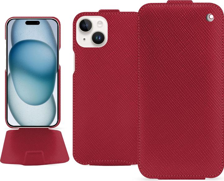 Actual product image Noreve Vertical leather shell (Apple iPhone 15)