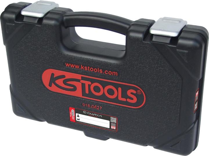 Actual product image KS Tools 3/8" CHROMEplus socket set, 27 pieces, Flank Traction (3/8")