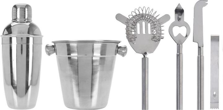 Immagine prodotto Excellent Houseware Accessori da bar e shaker per cocktail, 6 pezzi. (Set da cocktail)