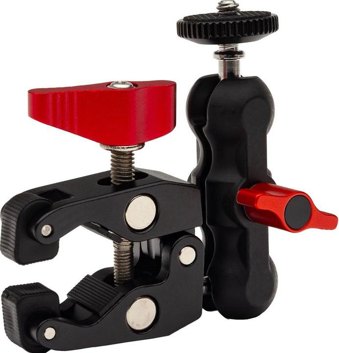 Actual product image Patona Magic Arm double ball head clamp (Metal)