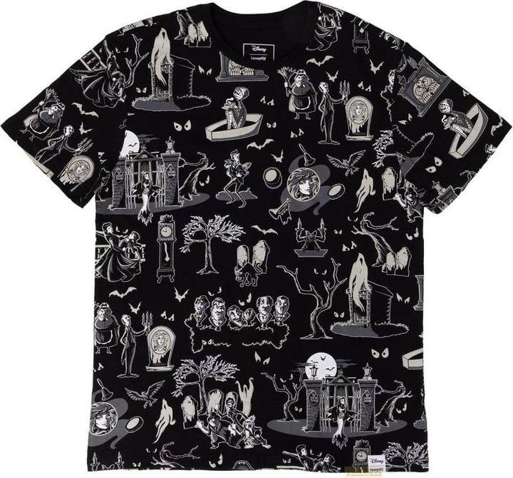 Loungefly Disney by Tee T-Shirt Unisex Haunted Mansion Grösse M (M)