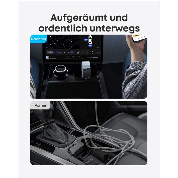 Produktbild Anker Nano Car Charger 75w USB-C Retract