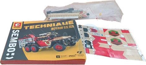 Produktbild Sembo 701039 - 6x6 Jeep (RC) (2453 Teile)