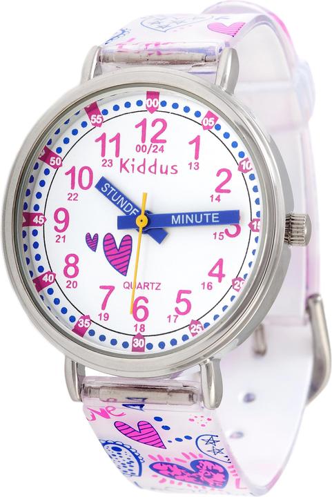 Produktbild Kiddus Time Teacher Hearts (Deutsch) (Analoguhr, 33 mm)