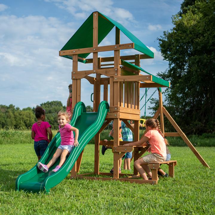 Immagine prodotto Backyard Discovery Torre di gioco Belmont con altalene e scivolo