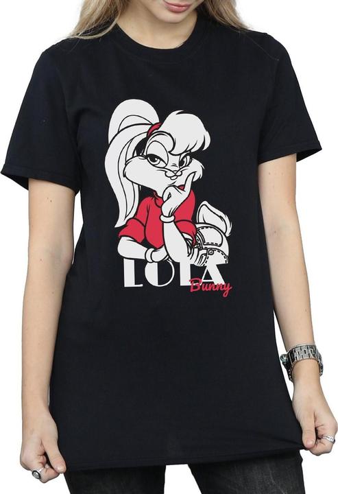 Actual product image Looney Tunes Womens/Ladies Classic Lola Bunny Boyfriend T-Shirt (L)
