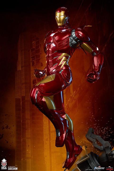 Actual product image PCS Marvel's Avengers statuette 1/3 Iron Man 90 cm