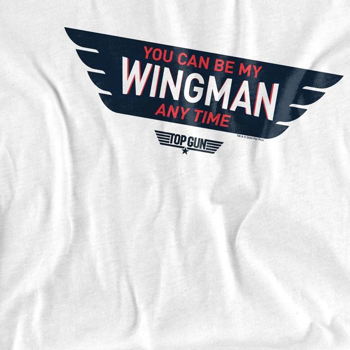 Actual product image Top Gun Unisex Adult Wingman Anytime T-Shirt (L)