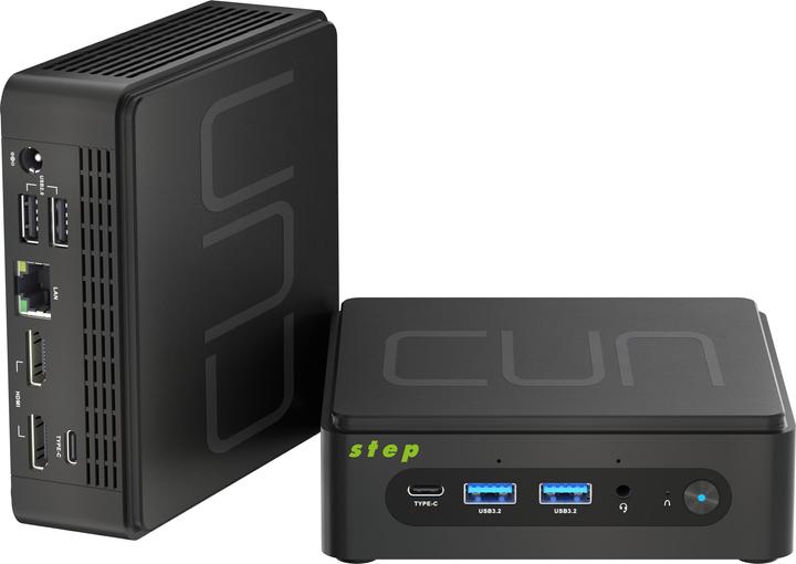 Actual product image Step PC Micro CUN 312 without operating system (i3-1215U 8GB DDR4 512GB NVMe SSD WLAN/Bluetooth) (Intel Core i3-1215U, 8 GB, 512 GB, Intel Iris Graphics)