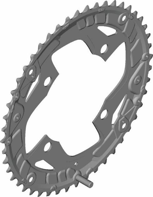 Produktbild Shimano Kettenblatt ACERA FC-T3010 44 Zä (44)