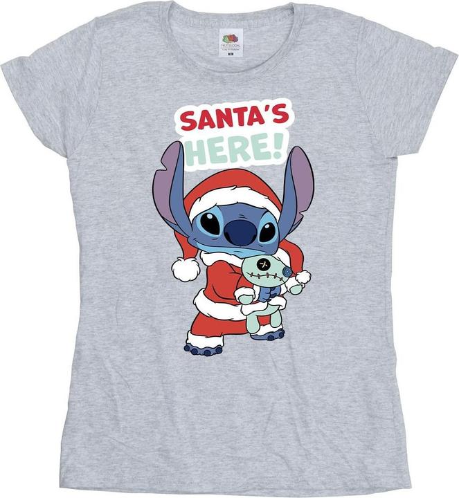 Immagine prodotto Disney Lilo & Stitch Santa's Here Maglietta Donna (XXL)