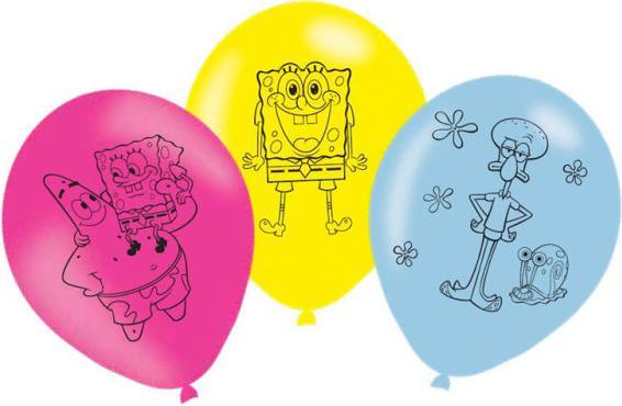 Image du produit Amscan Ballons pour l'anniversaire de Bob l'éponge