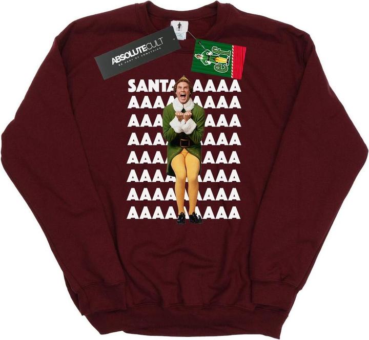 Immagine prodotto Elf Buddy Santa Scream Felpa Donna (XL)