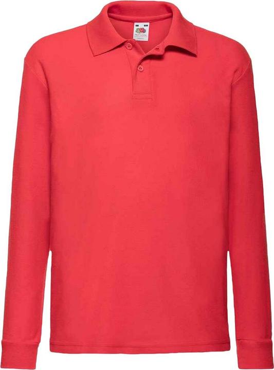 Fruit of the Loom Langarm Pique Polo Shirt